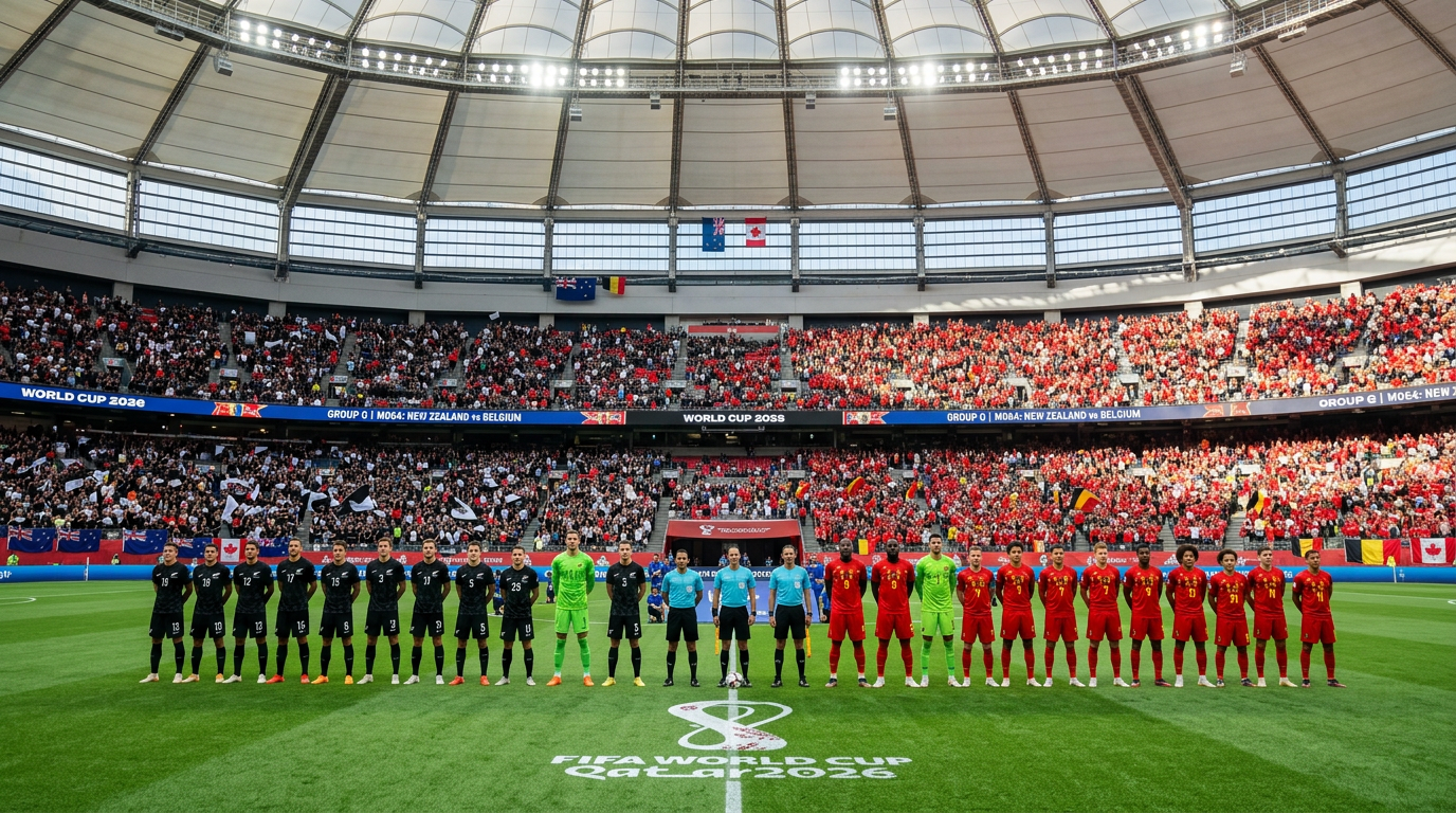 World Cup 2026 | Group G: M064 New Zealand vs Belgium