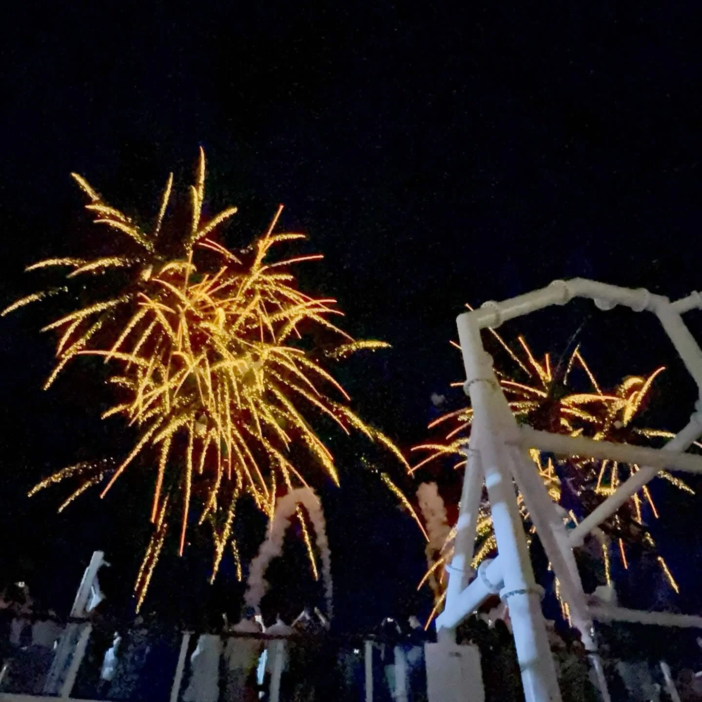 Fireworks on the Sea