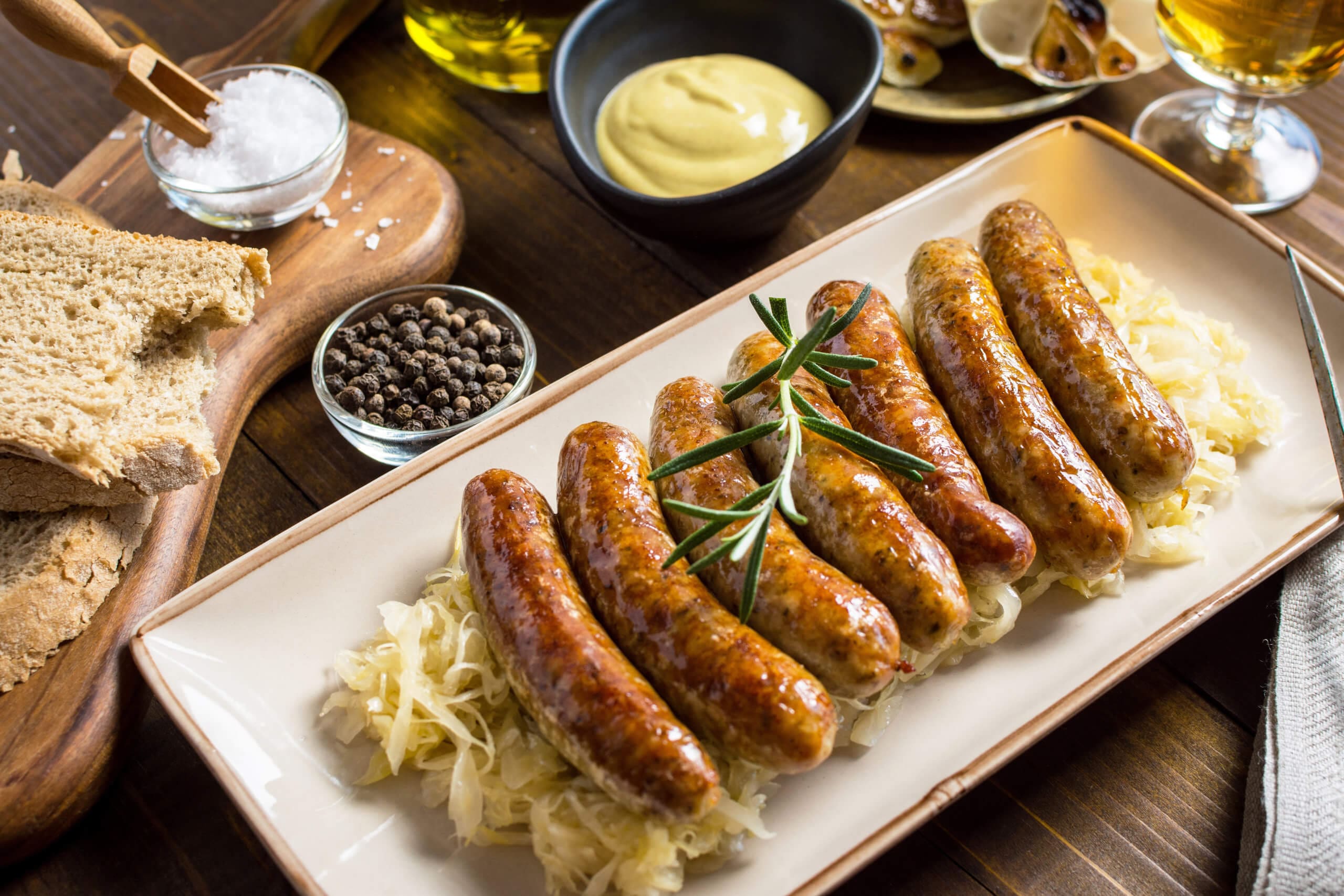 Bavarian Bratwurst Dinner